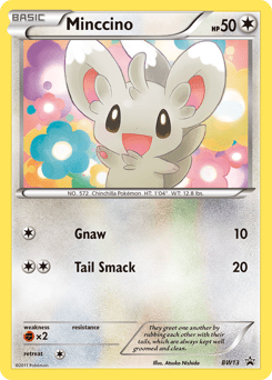 Minccino #BW13 from BW Black Star Promos