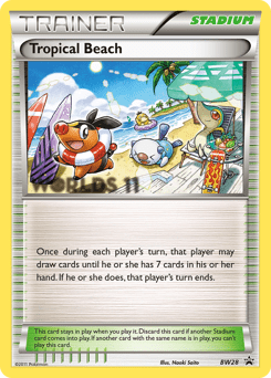 Tropical Beach #BW28 from BW Black Star Promos