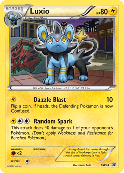 Luxio #BW34 from BW Black Star Promos