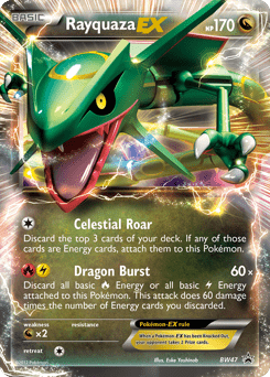 Rayquaza-EX #BW47 from BW Black Star Promos