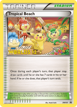Tropical Beach #BW50 from BW Black Star Promos