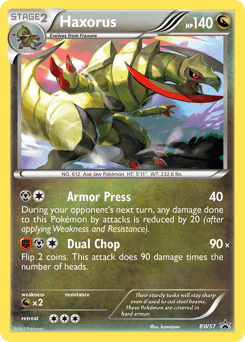 Haxorus #BW57 by kawayoo