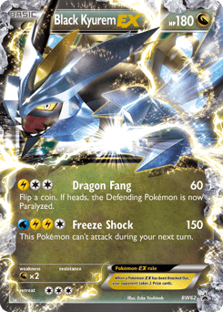 Black Kyurem-EX #BW62 from BW Black Star Promos