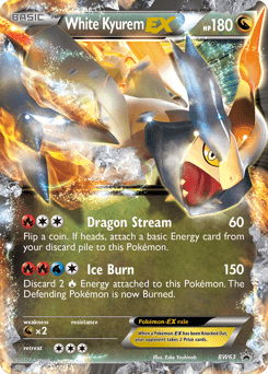 White Kyurem-EX #BW63 from BW Black Star Promos