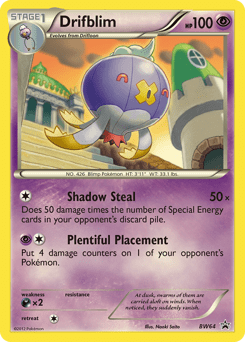 Drifblim #BW64 from BW Black Star Promos