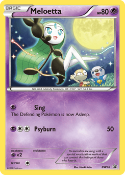 Meloetta #BW68 from BW Black Star Promos