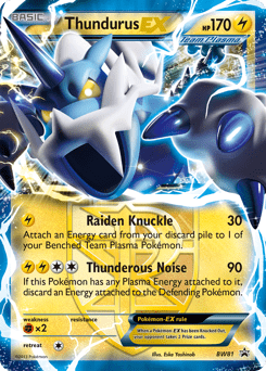Thundurus-EX #BW81 from BW Black Star Promos