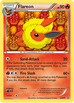 Flareon #BW88 from BW Black Star Promos