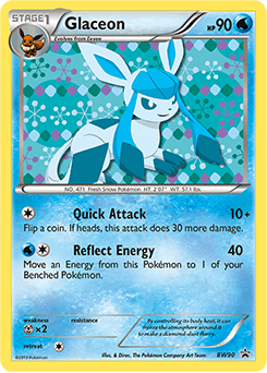 Glaceon #BW90 from BW Black Star Promos