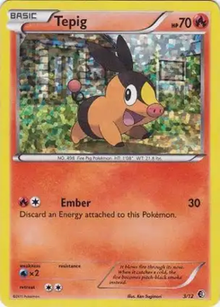 Tepig #3 from McDonald's Collection 2011