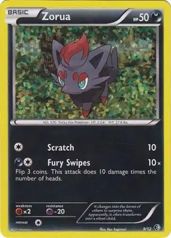 Zorua #9 from McDonald's Collection 2011