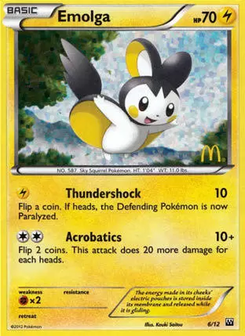 Emolga #6 from McDonald's Collection 2012