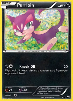 Purrloin #9 from McDonald's Collection 2012
