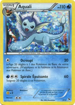 Vaporeon #3 from McDonald's Collection 2013