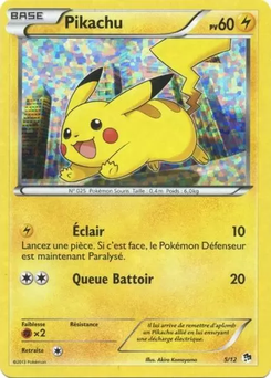 Pikachu #5 from McDonald's Collection 2013