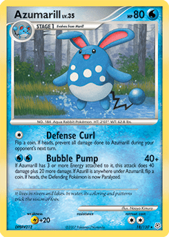 Azumarill #18 from Diamond & Pearl