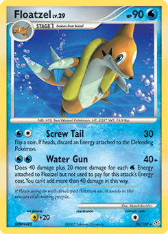 Floatzel #26 from Diamond & Pearl