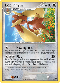 Lopunny #30 from Diamond & Pearl