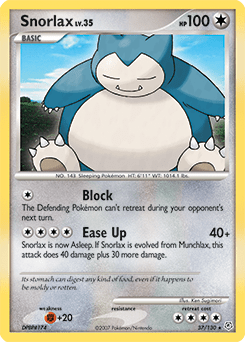 Snorlax #37 by Ken Sugimori