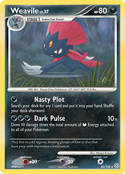 Weavile #40 from Diamond & Pearl