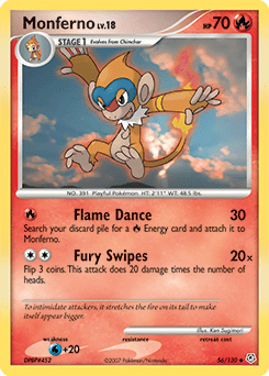 Monferno #56 by Ken Sugimori