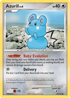 Azurill #69 by Ken Sugimori