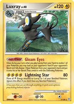 Luxray #7 from Diamond & Pearl