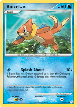 Buizel #72 by Ken Sugimori