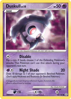 Duskull #80 from Diamond & Pearl