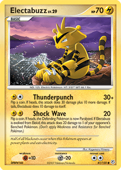 Electabuzz #81 from Diamond & Pearl