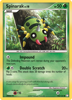 Spinarak #103 from Mysterious Treasures