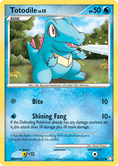 Totodile #106 from Mysterious Treasures