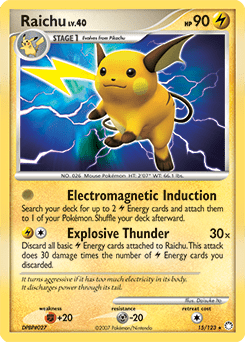 Raichu #15 from Mysterious Treasures