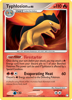 Typhlosion #16 from Mysterious Treasures