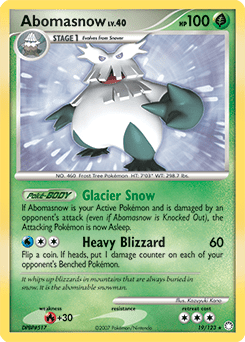 Abomasnow #19 from Mysterious Treasures