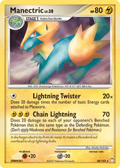 Manectric #28 from Mysterious Treasures