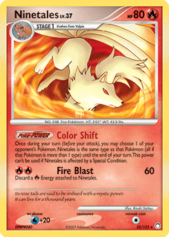 Ninetales #32 from Mysterious Treasures