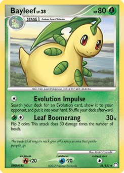 Bayleef #41 from Mysterious Treasures