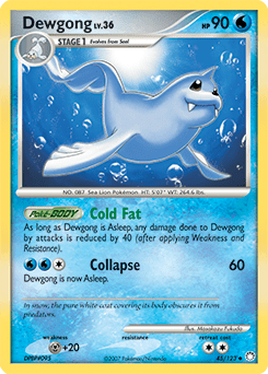 Dewgong #45 from Mysterious Treasures