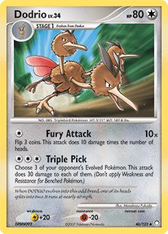 Dodrio #46 from Mysterious Treasures