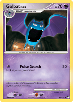 Golbat #50 from Mysterious Treasures
