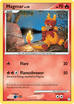 Magmar #54 from Mysterious Treasures
