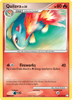 Quilava #60 from Mysterious Treasures