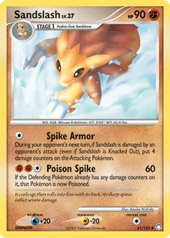 Sandslash #61 from Mysterious Treasures