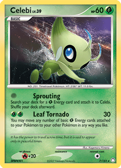 Celebi #7 from Mysterious Treasures
