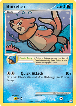 Buizel #75 from Mysterious Treasures