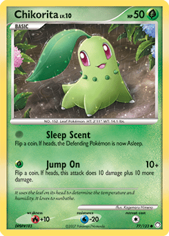 Chikorita #77 from Mysterious Treasures