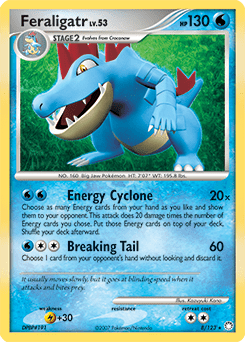 Feraligatr #8 from Mysterious Treasures