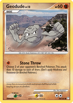 Geodude #84 from Mysterious Treasures