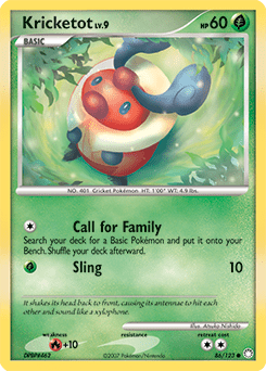 Kricketot #86 from Mysterious Treasures
